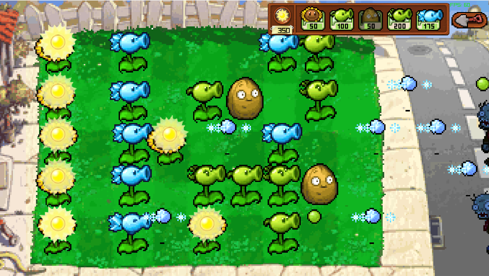 Plants vs. Zombies clone image